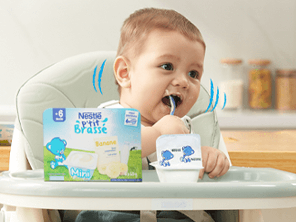 Dinh dưỡng cho bé với sữa chua nestle ptit brasse